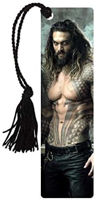 Jason Momoa Aquaman – Justice League Movie – Glossy Tassel Bookmark for Gifting Collecting