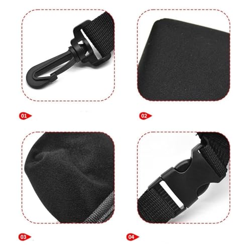 Bolsa de limpieza para palos de golf accesorio de mantenimiento portatil 5