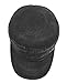 Glamorstar Unisex Cadet Army Cap Washed Cotton Military Corps Hat Flat Top Cap Black,One Size