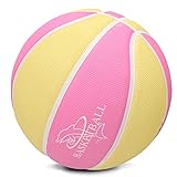 MSCYAE Youth Basketball Size 5(27.5"),Kids Basketball for Indoor Outdoor Pool Play Games or Practice