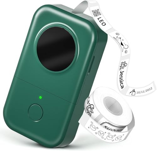 Phomemo D30 Label Maker Machine, Portable Bluetooth Mini Label Printer, Smart Phone Handheld Thermal...