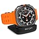 Spigen S353 Smartwatch Ladestation Ständer Dockingstation Kompatibel mit Galaxy Watch 8 Classic 46mm (2025) | 8 40/44mm (2025) | 7 40/44mm (2024) | 6/6 Classic (2023) | 5/5 Pro (2022) - Schwarz