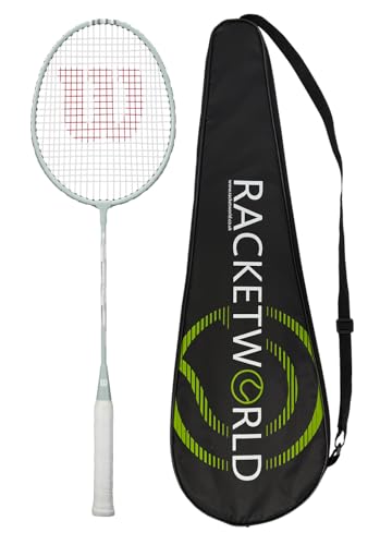 Wilson Reaction Badminton Racket & Racketworld Premium Badminton Carry Case