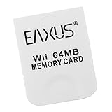 Die Eaxus Memory Card bietet mit 64MB Speicher genügend Platz für all Ihre Spielstände. Die Memorycard ist wesentlich größer als die Original Memory Card von Nintendo