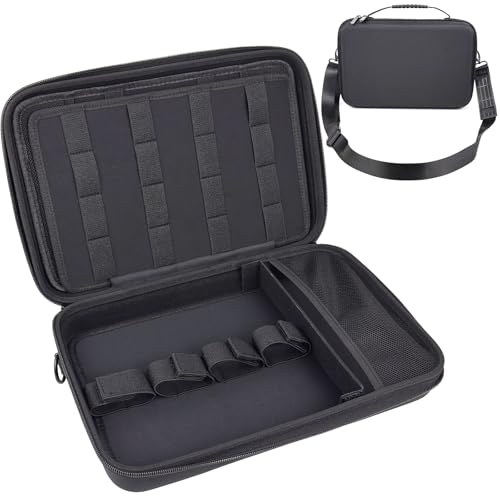 Neehows Barber Bag Clipper Case Barber Carrying Case Organizer Box-Black