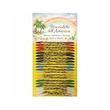 Suyamir Braccialetti Brasiliani dell’Amicizia e della Fortuna – 100 Pezzi Set Multicolore Intrecciati Portafortuna Estivi Mare Festa Regalo Unisex per Bambini e Adulti