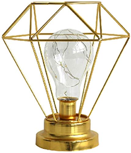 Lampada da Comodino a Forma di Diamante, Lampada