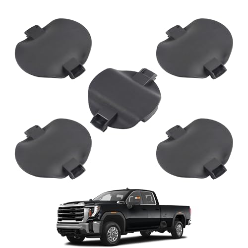YzusGomumu 5pcs Platform Hitch 5th Wheel Mount Covers Compatible with 2020-2024 GMC Sierra 2500HD 3500HD Chevrolet Silverado 2500HD 3500HD Replaces MTG84756187 MTG84756188