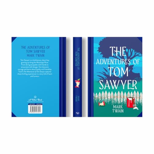 Image of The Adventures of Tom Sawyer by Mark Twain : Wilco Classics Sprayed Edge Premium Hardback Edition