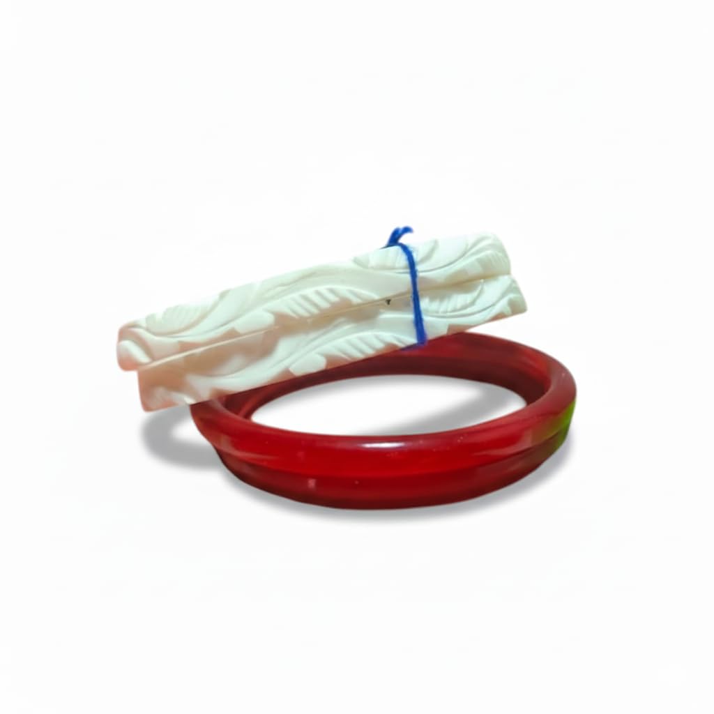 Shell Shakha Pola Bangles | Bengali bangles for Married Women Pack-image-33