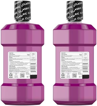 Listerine Total Care Anticavity Mouthwash, Intense Mint, 33.8 fl. oz/1L x 2 — view 8