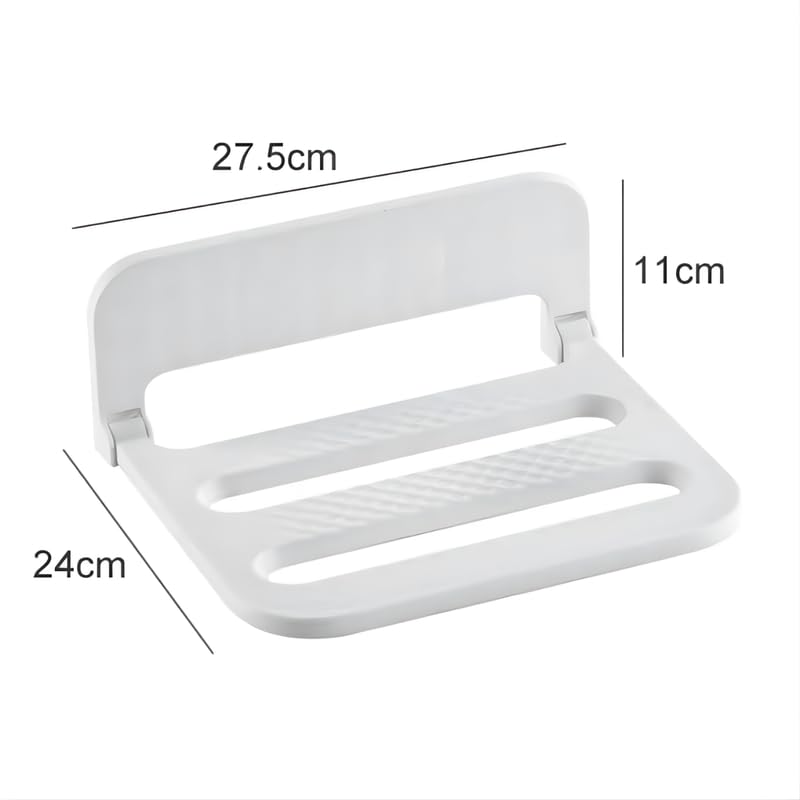 GION Wall Mounted Foldable Shoe Rack Plastic Slipper Holder Self Adhesive Space Saving Organizer for Bathroom Bedroom Entryway (Green)