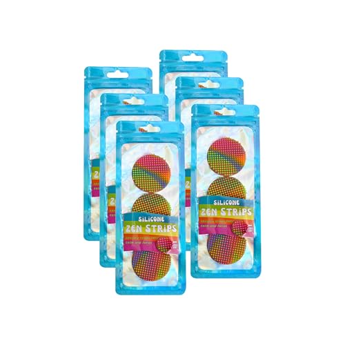 Sachets en silicone de qualité supérieure Zen Dots lot de 6 durables