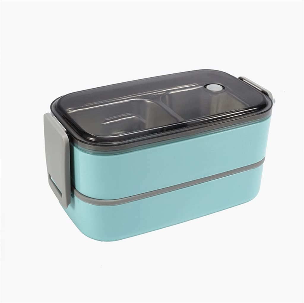304 Stainless Steel Lunch Box Portable Grids Bento Microwaveable Student Office Worker Food Storage Containers