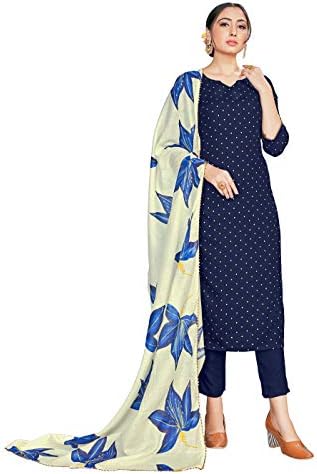 Elina fashion Indian Kurti for Womens With Pant & Dupatta | Rayon Foil Printed Long Kurta Partywear Kurtis For Women Tunic Tops