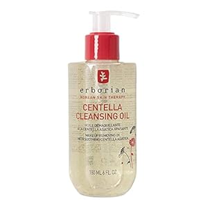 Erborian Centella Cleansing Oil, Gentle Makeup Remover with Centella Asiatica Known for its Soothing Properties, Hydrates & Supports the Skin Barrier