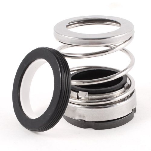 Image of uxcell BIA-28 28mm Inner Diameter Single Coil Spring Bellows Mechanical Seal