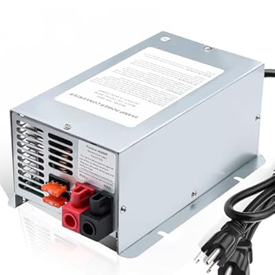 WF-9855 55 Amp RV Power Converter Replacement Camper Deck Mount Charger for Lithium Battery Compatible with WF-9855-AD WF-9855-LIS & Other WF-9800 Series RV Trailer Camper Power Converter Charger
