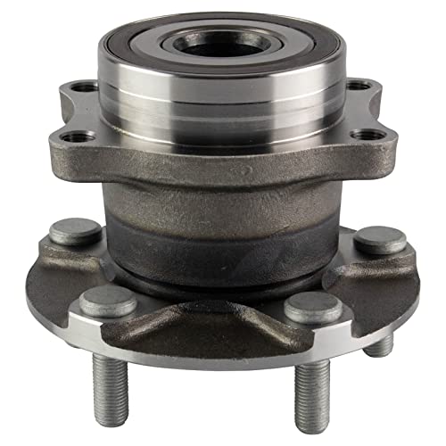 Image of TRQ Rear Driver and Passenger Side Wheel Bearing and Hub Assembly Set 2 Piece Compatible with 15-21 Subaru Legacy 15-21 Outback 15-19 WRX 15-16, STI 2019 WRX STI 19-21 Ascent 2019 Forester