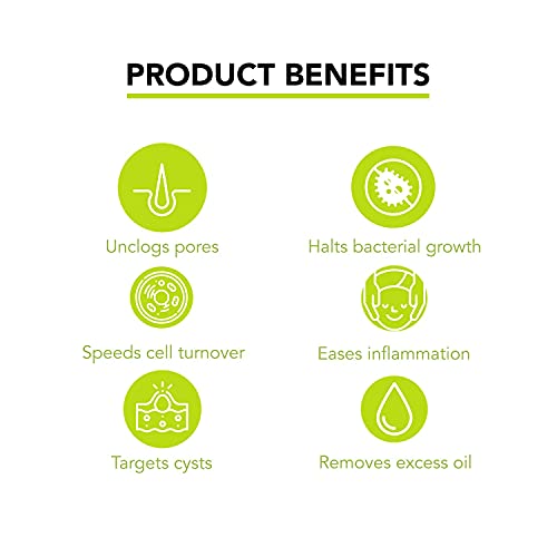 Humane Maximum-Strength Acne Wash - 10% Benzoyl Peroxide Acne Treatment For Face, Skin, Butt, Back And Body - 8 Fl Oz - Dermatologist-Tested Non-Foaming Cleanser - Vegan, Cruelty-Free #TOP5