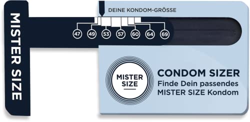 MISTER SIZE Condom Sizer deutsch - Bestimme jetzt deine Kondomgröße