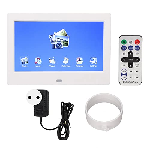 Marco de Fotos Digital, Compatible con Varios Idiomas Frameo Marco Digital WiFi, Potentes Funciones Marco Digital de Modos Duales, para Vídeos de Imágenes, Cumpleaños, Bodas