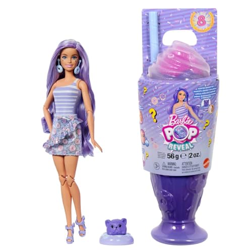 Barbie Pop Reveal Boneca Doces Surpresas para crianças a partir de 3 anos Barbie Pop Reveal Boneca Doces Surpresas para crianças a partir de 3 anos