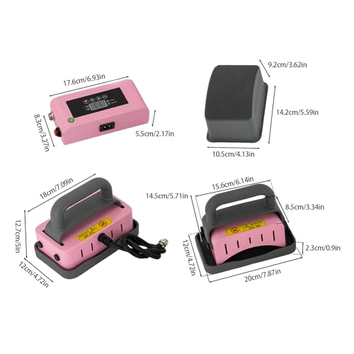 Prensa térmica para gorras 2 en 1 con pantalla digital miniatura 5