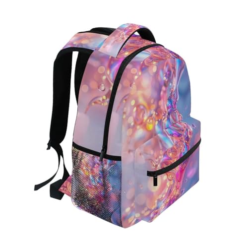 Elementary School Backpack for Boys Girls, Lightweight Printed Travel Bookbag, Back to School Essentials, 15L2
