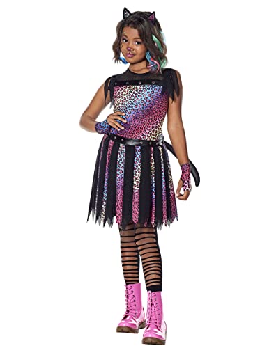 Disfraz infantil Rainbow Cat pequeño para niñas