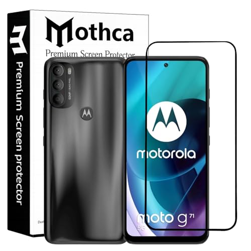 Image of Mothca Military-Grade Tempered Glass for Moto G62 / G32 / G73 / G53 / G31 / G41 / G71 5G / G42 / G14 with Edge to Edge Coverage - Case Friendly, with Installation Kit