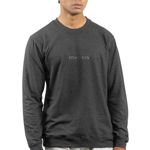 Haut blanc à manches longues pour homme en coton casual