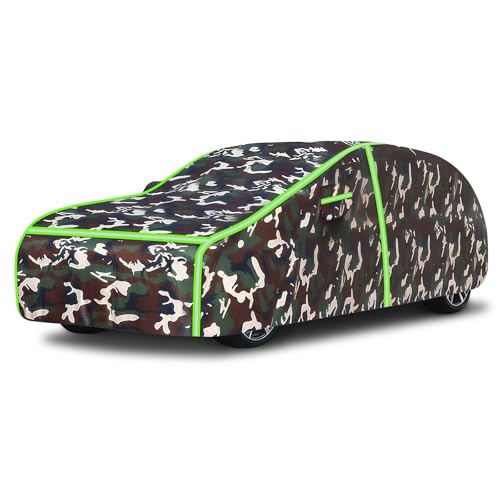【Facile stoccaggio e adattamento universale】 per Alfa Romeo Duetto 1600 Spider 1966-1968 Viene fornito con una borsa di stoccaggio gratuita e di alta qualità per una comoda piegatura e stoccaggio quando il coperchio non è in uso. Progettato per adattarsi alla maggior parte delle berline e hatchback fino a 210 pollici, è una scelta versatile per i pendolari quotidiani e la protezione del parcheggio a lungo termine.