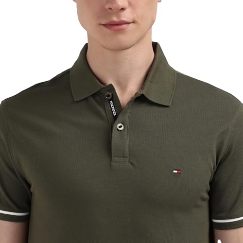 Image of Tommy Hilfiger Men's Cotton Regular Fit Polo T-Shirt