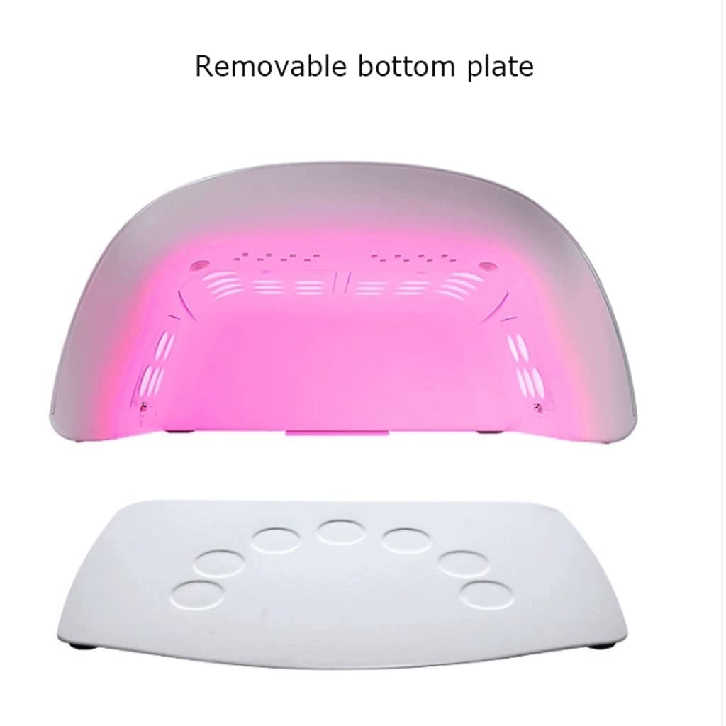 Lampada per unghie Gel UV LED. Lampada for unghie a stoccaggio di potenza wireless for unghie for unghie for unghie for unghie for unghie portatile con Lcd. Mostra due mani Colla da cuocere Veloce