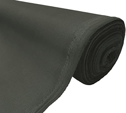 A-Express Dark Grey 20oz Heavy Duty Thick Waterproof Canvas Fabric 600D Outdoor Cover 5X Meters, 5 Meters (500cm x 150cm) - Image 2