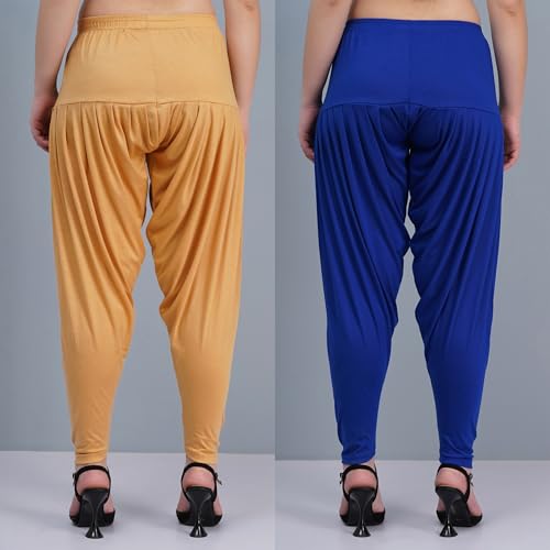 Image of Buy That Trendz Patiala Salwar for Women Viscose Patiala Pant Combo