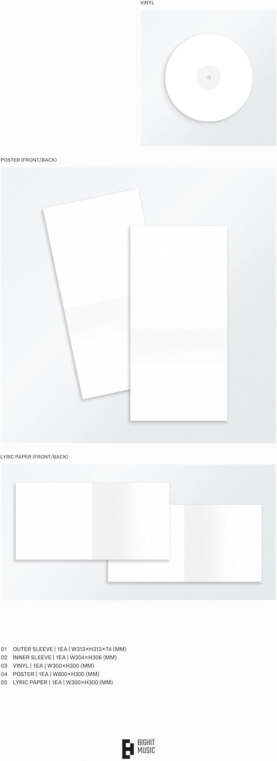 B.T.S ARIRANG [Standardowa wersja winylowa] 5. album (wersja winylowa Jimin Burgundia) + dodatkowe fotokartki