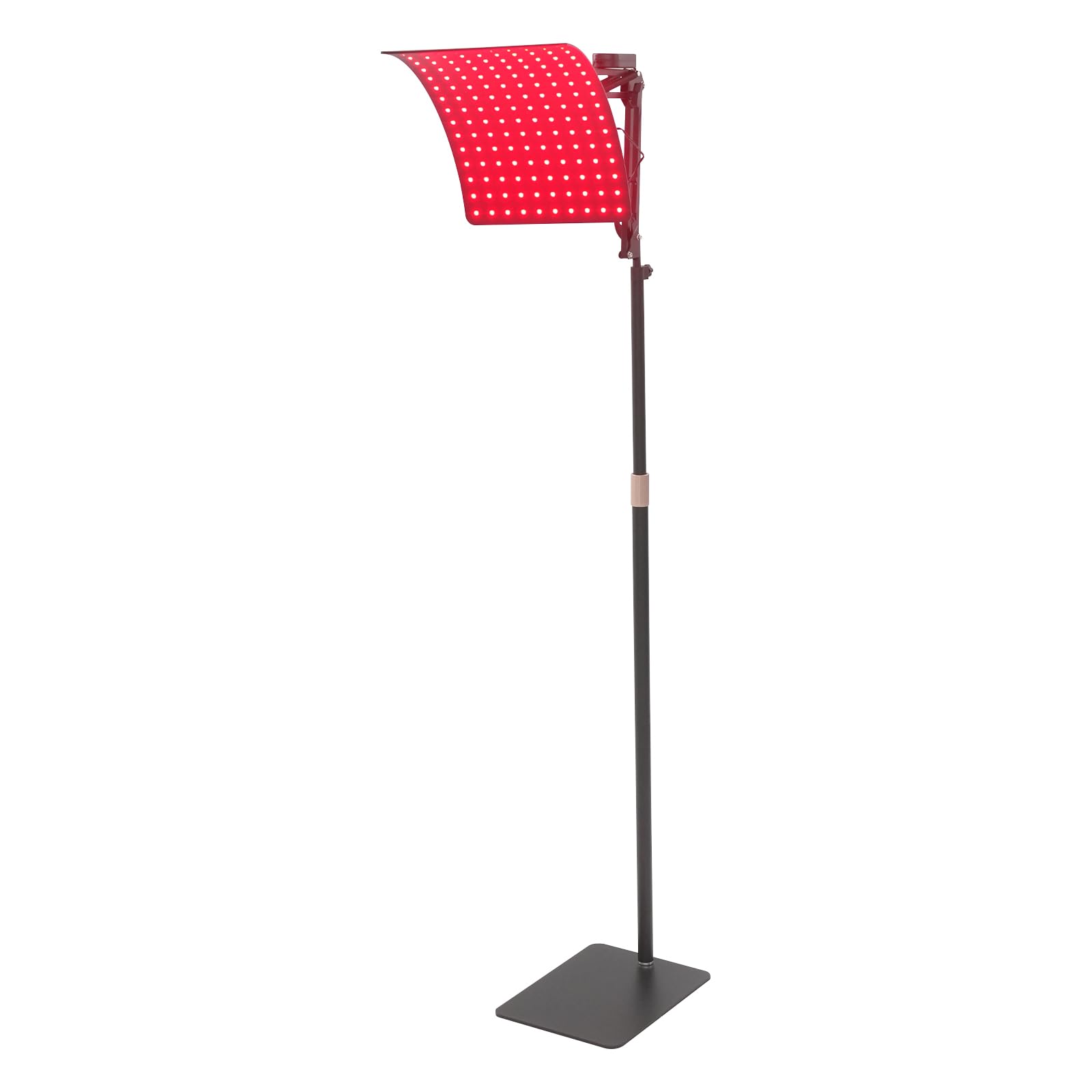 Lampada a luce rossa con supporto, grande pannello, lampada a infrarossi, 160 x 0,5 W, LED a luce rossa con timer da 15/30/45/60 minuti