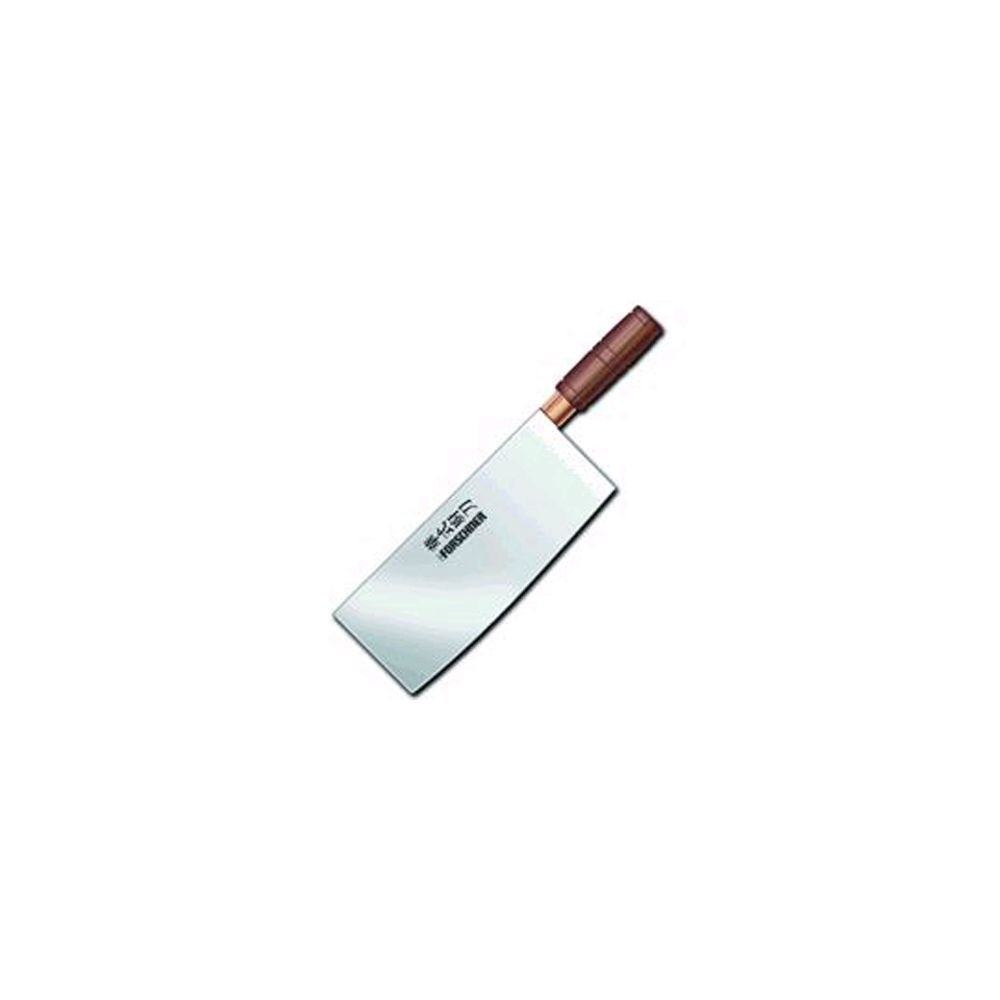 Victorinox 8" x 3" Chinese Cleaver, Curved Blade, Walnut Wood Handle 40090