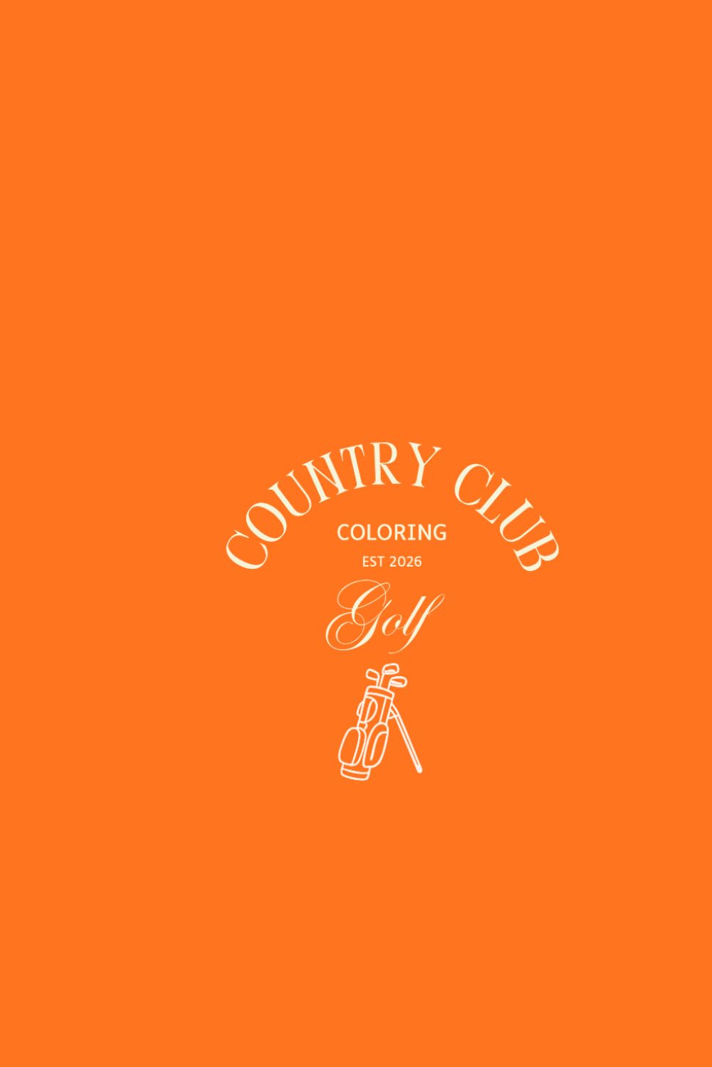 Country Club Coloring: Golf