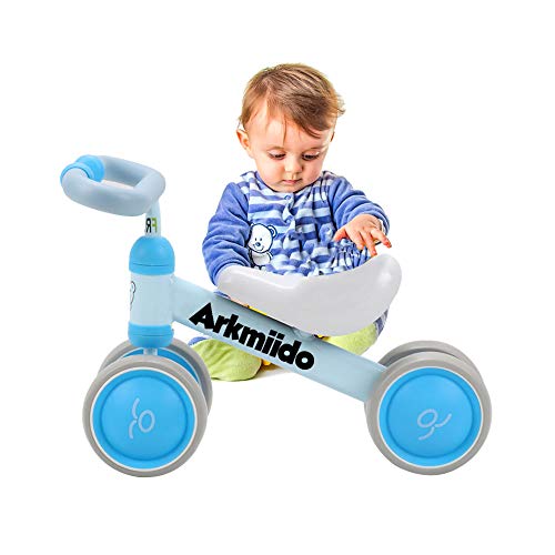 Bicicleta Bebé Equilibrio, Baby Balance Bicicleta, Bicicleta Bebé sin Pedales Juguetes Bebes 1-3 años (Azul)
