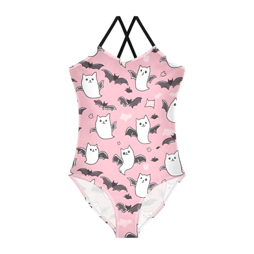 Bat Girls One Piece Swimsuits Quick Dry Beach Swimwear Bathing Suit