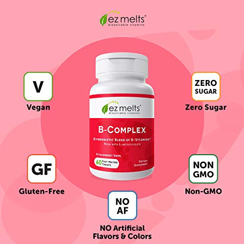 EZ Melts with Methylcobalamin and Methylfolate, Sublingual