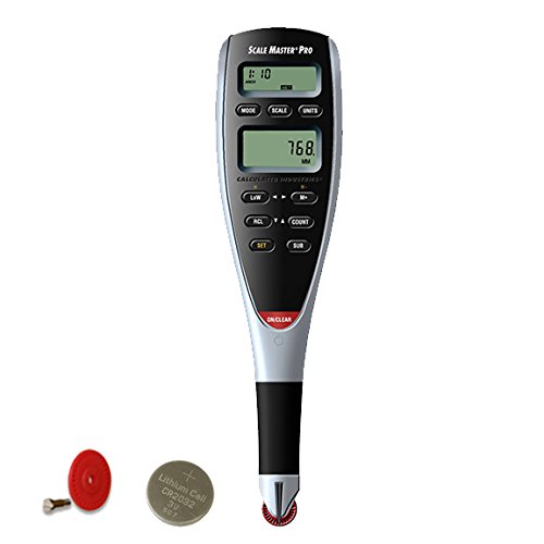 Calculated Industries 6025 Scale Master Pro Digital Plan Measure with FREE extra Battery