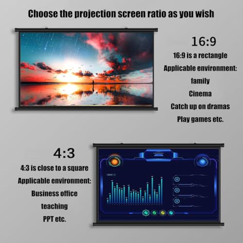 Pantalla de Proyector Portátil 60" (16:9) miniatura 7