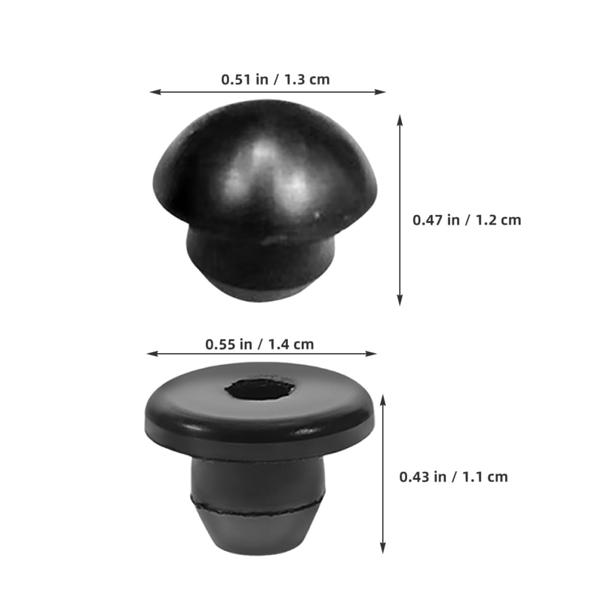 KOMBIUDA 8 Tapones de Goma para Gato Hidráulico de Botella Tapón de Llenado de Aceite 4 Tapones Tipo Copa Sellador de Fugas para Gato de Piso Repuesto Jack Hidráulico