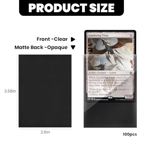 Image of PATPAT 100Pcs 66x91mm Photo Card Holders Collectible Star Photo Card Sleeves, Clear Dustproof Display Pockets Storage Pouches for Photos, Cards, Notes, and Memorabilia