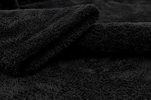 American Soft Linen Warm Fleece Robe, Mens and Womens Robe Fuzzy, 1 Piece Unisex Plush Adult Bathrobe for Bathroom3