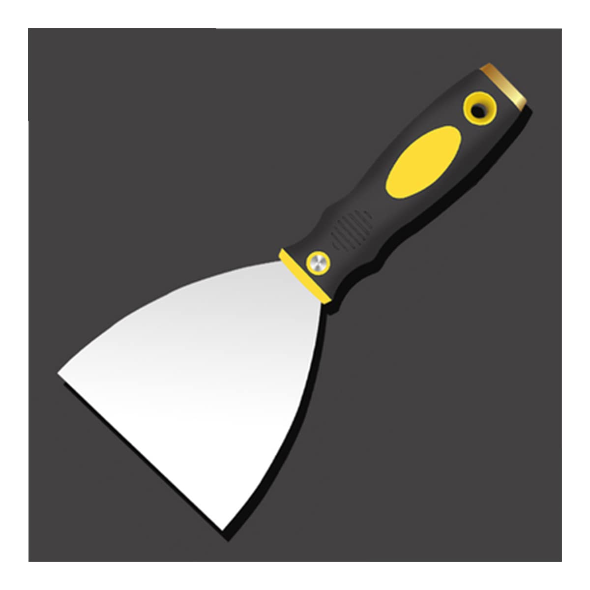 Coltello for raschietto for stucco, Raschietto for stucco, Coltello for stucco, Strumento for raschietto in metallo for la finitura del cartongesso, raschiatura dell'intonaco, decalcomanie e rivestime